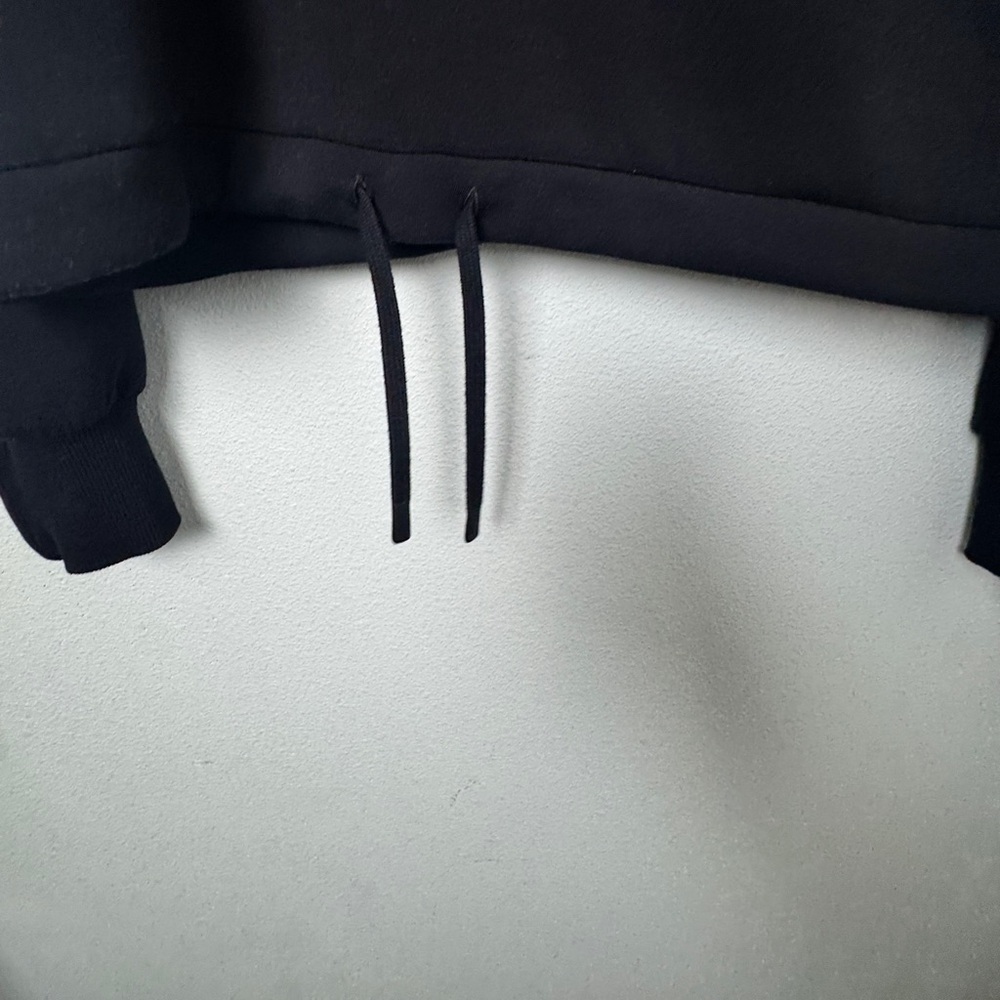 Varley Double Soft Betsy Sweat Mock Neck Pullover Black Size S Minimalist - Picture 9 of 16